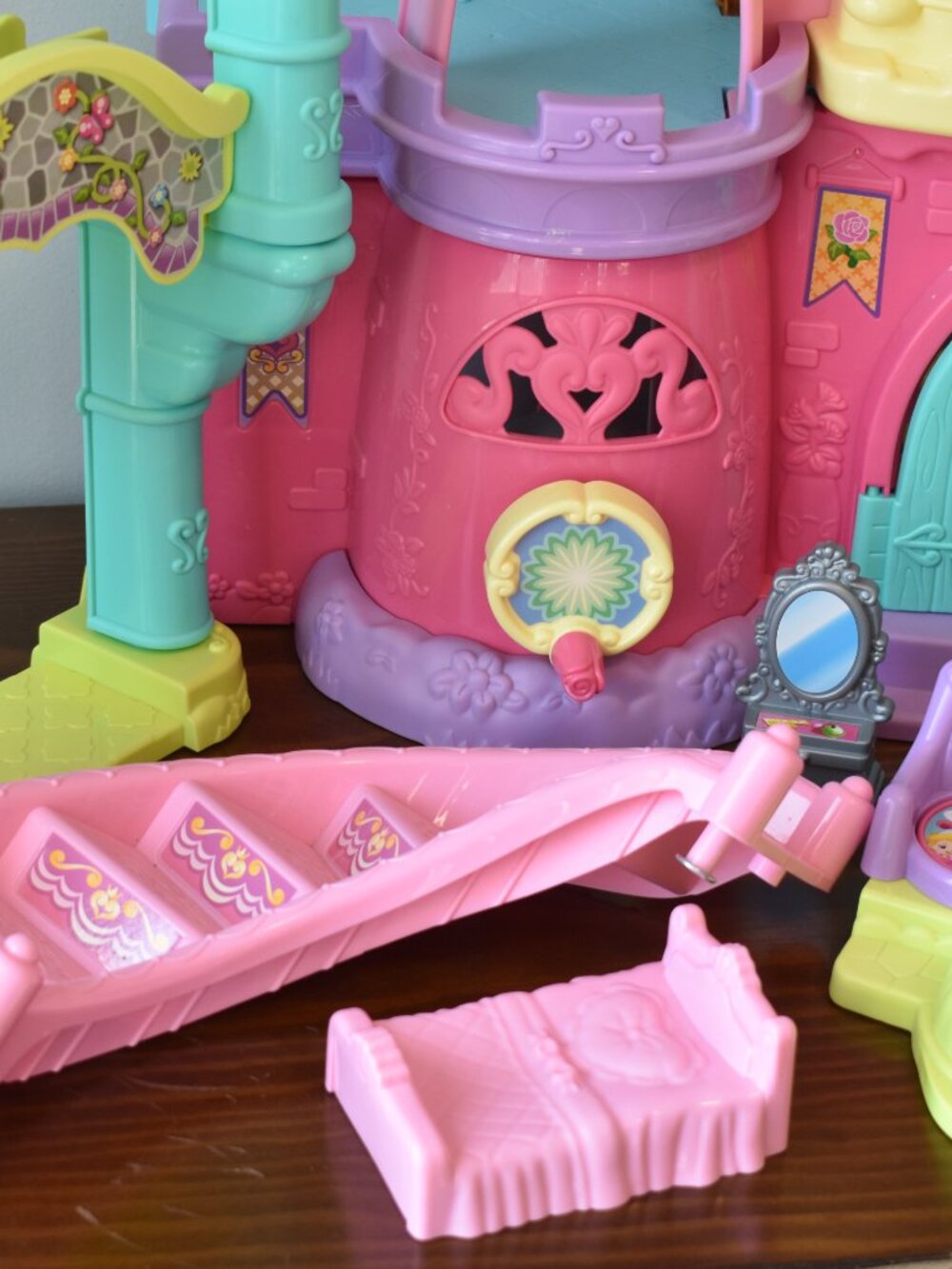 Vtech Go Go Smart Friends Enchanted Princess Castle Doors Opens Manually w/ Box - Picture 7 of 14